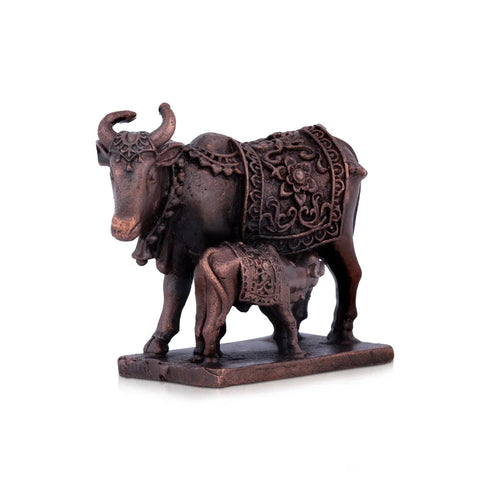 Giri Cow And Calf Idol Statue For Pooja